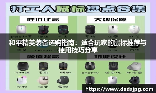 和平精英装备选购指南：适合玩家的鼠标推荐与使用技巧分享